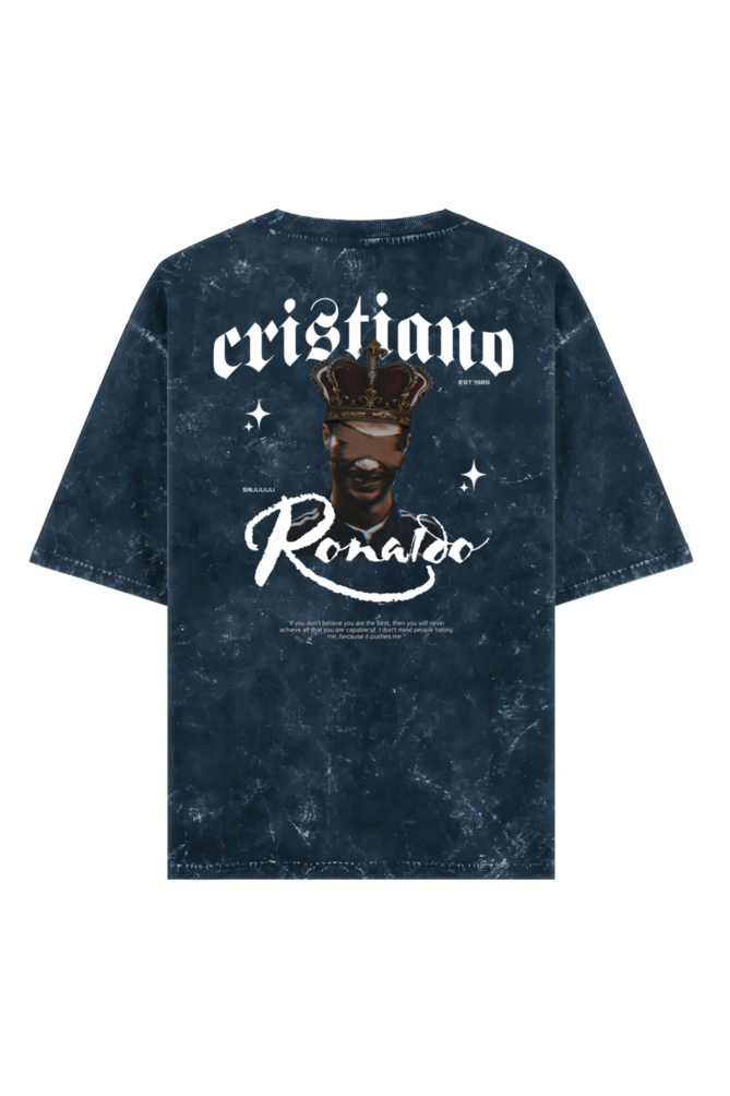 Unisex Acid Washed Oversized Tee