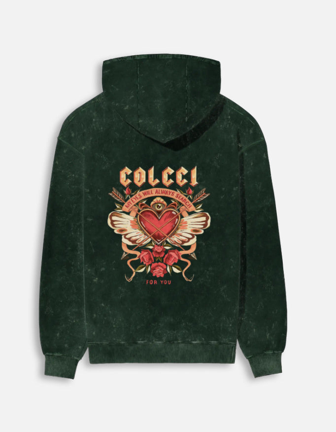 Unisex Acid Washed Hoodie