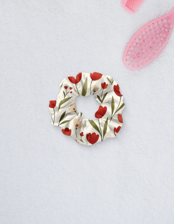 Female AOP Scrunchies/Ponytail Holders