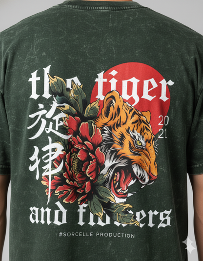 Unisex Acid Washed Oversized Tee