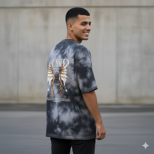 Unisex Tie Dye Oversized T-Shirt
